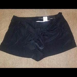 Sz 10 Express Tie Linen-Blend Shorts